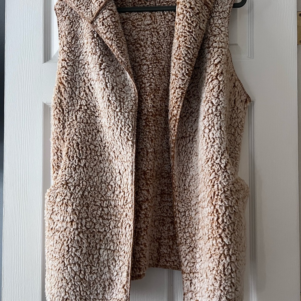 Love Tree Long Sherpa Vest